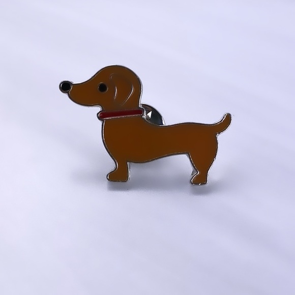 Dachshund Enamel Pin/ Brooch